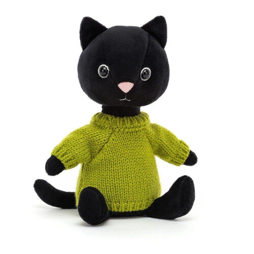 Jellycat Knitten Kitten Lime