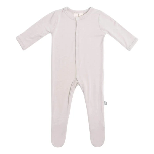 Kyte Baby Footie in Oat - Oat  0-3 months