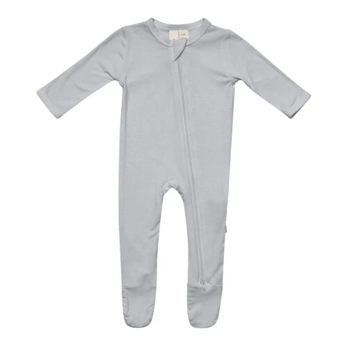 Kyte Baby Zippered Footie in Storm - Storm  6-12 months