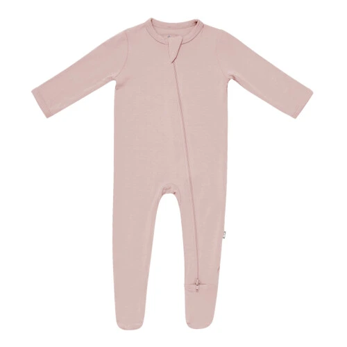 Kyte Baby Zippered Footie in Sunset - Sunset  0-3 months