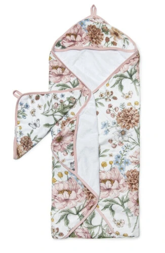 Loulou Lollipop Hooded Towel Set - Secret Garden