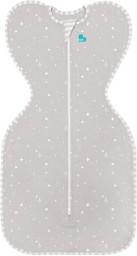 Love To Dream Swaddle UP Lite Gray Stars - Small 0.2 Tog