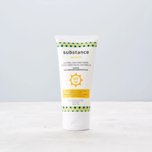 Substance Unscented Natural Sun Care Creme SPF30 With Organic Calendula & Shea Butter 6oz 180ml