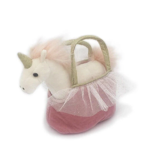 Mon Ami Pretty Unicorn Plush Toy In Purse Ophelia