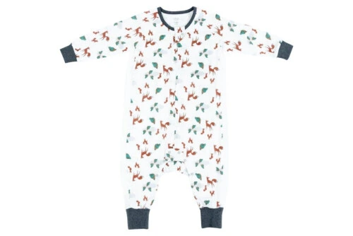 Nest Designs Bamboo Long Sleeve Sleep Suit - Fox Tots  0.6Tog 18M-2.5T