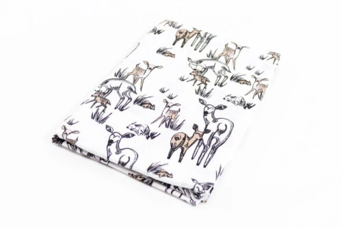 Nest Designs Bamboo Swaddle Blankie (Single) - Mama Deerest - Bamboo Swaddle Blankie (Single)