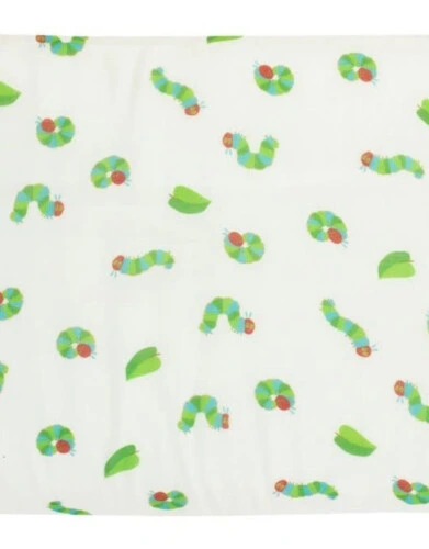 Nest Designs Bamboo Toddler Pillow with Pillowcase - Eric Carle Curly Caterpillar 45x30cm
