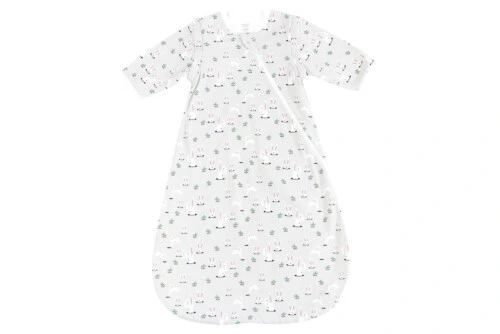 Nest Designs Organic Cotton Long Sleeve Sleep Bag - Down The Rabbit Hole 1.0Tog 6M+