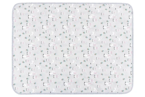Nest Designs Organic Cotton Waterproof Change Pad (Small) - Rabbits