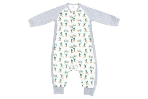 Nest Designs Raglan Bamboo Long Sleeve Sleep Suit 2.5 TOG - Lazy Rabbits 4T-6T