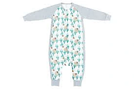 Nest Designs Raglan Bamboo Long Sleeve Sleep Suit 2.5 TOG - Where's The Bear 4T-6T
