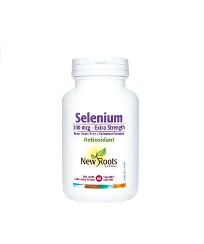 New Roots Selenium Extra Strength 200mcg 60 VegCaps @