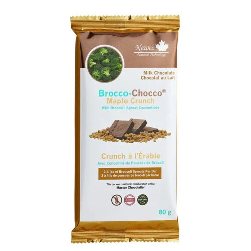 Newco Brocco-Chocco® Milk Maple Crunch Certified Organic 80g