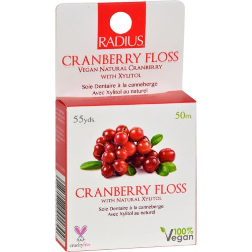 Radius Floss Cranberry  with Natural Xylitol 50m