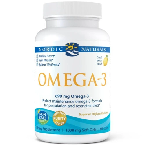 Nordic Omega-3 Lemon 60Sgels