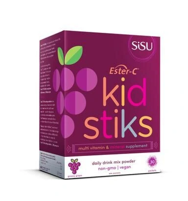 SISU Ester-C Kid Sticks Groovy Grape 30packets *****Discontinue
