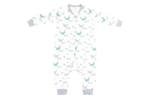 Nest Designs Organic Cotton Long Sleeve Footed Sleep Bag 1.0 TOG - Basking Buddies 2.5T- 4T