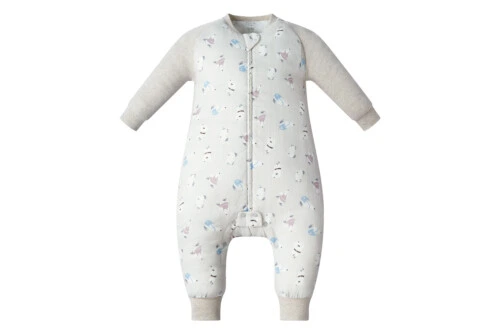 Nest Designs Raglan Bamboo Long Sleeve Footed Sleep Bag 2.5 TOG - Winter Skate 2.5T-4T