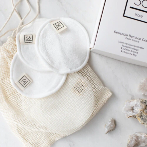 So Luxury Bare Reusable Bamboo Cottom - Cotton Rounds