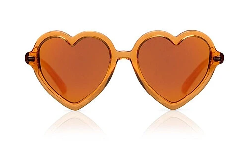 Sons + Daughters Sunglasses Lola Orange with Mirror