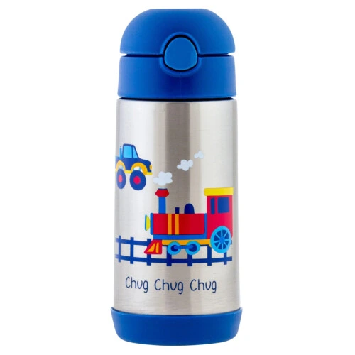 Stephen Joseph Double Wall Stainless Steel Bottles - Transportation 11.8oz 350ml