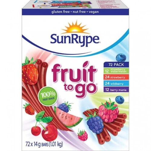 SunRype Fruit to go 72Pack