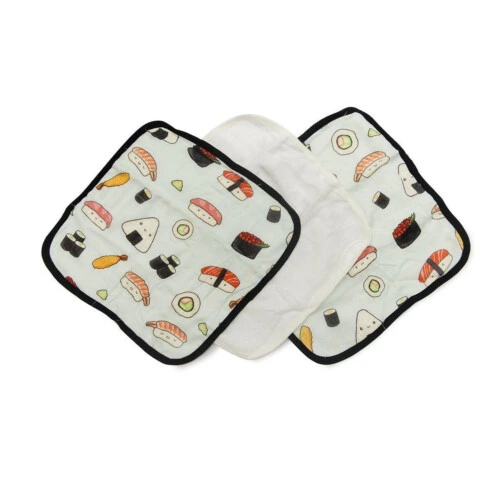 Loulou Lollipop Washcloth Set Sushi