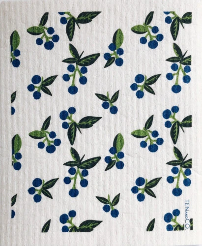 Ten and Co. Wild Blueberry Sponge Cloth
