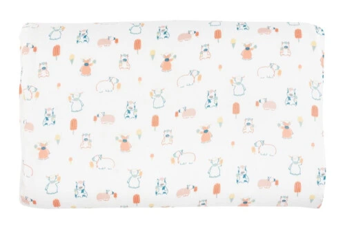 Nest Design Bamboo Toddler Pillow with Pillowcase - Summer Graze Small 45x30cm