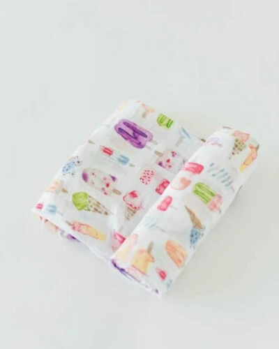 Little Unicorn Cotton Muslin Swaddle Single Brain Freeze