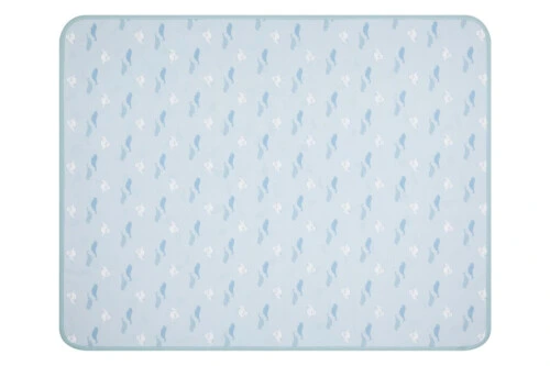 Nest Designs Organic Cotton Waterproof Change Pad (Large) - Belugas