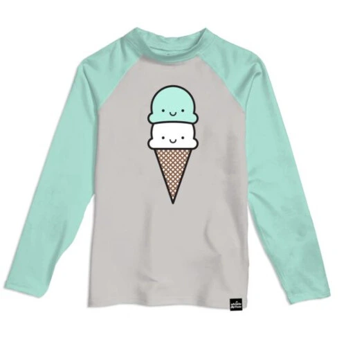 Whistle & Flute Kawaii Ice Cream Unisex Rashguard