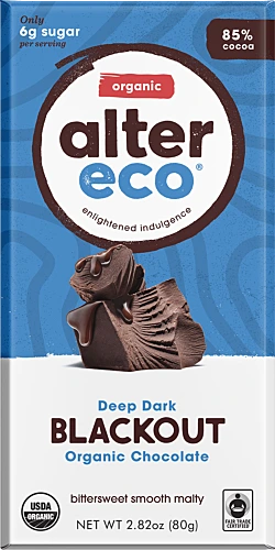 ALTER ECO Dark Organic Chocolate 80g