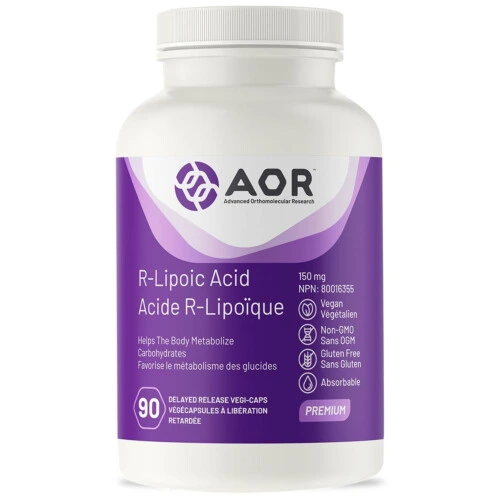 AOR R-Lipoic Acid 150 mg 90 Vegi-Caps