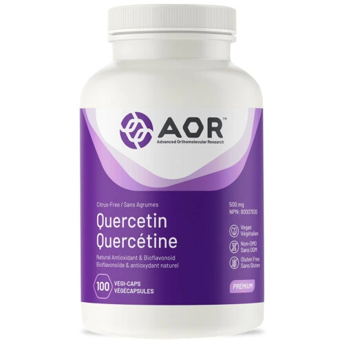 AOR Quercetin 500mg 100Vcaps @
