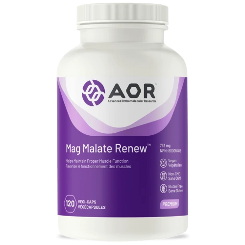 AOR Mag Malate Renew 120 VegiCaps