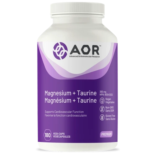 AOR Magnesium + Taurine 180 VegiCaps