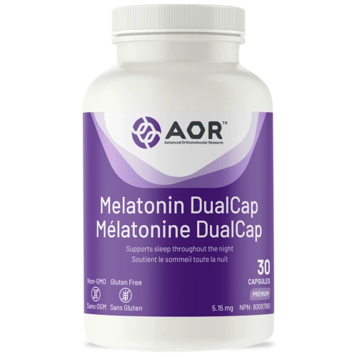 AOR Melatonin DualCap 30 Capsules