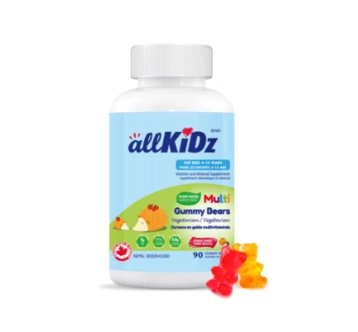 Allkidz Multi Gummy Bears 90 Gummy Bears-Vegetarian @