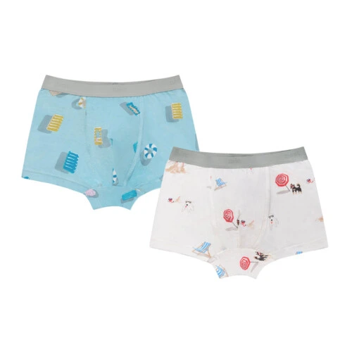 Nest Designs Boys Boxer Briefs Underwear (2 Pack) - Doggy Day - 4-5T