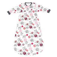 Nest Design Organic Cotton Long Sleeve Sleep Bag 1.0 TOG - Pomegranate 6M+
