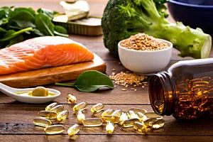 Omega-3 Fish Oil Capsules for Heart and Brain Support