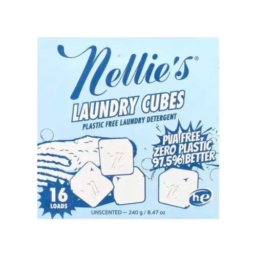 Nellie's Laundry Cubes - Unscented 16 Tablets