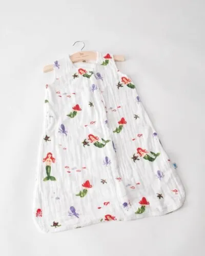 Little Unicorn Cotton Muslin Sleep Bag Medium Mermaid