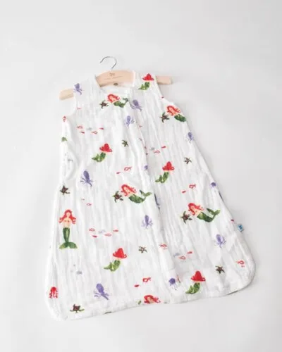 Little Unicorn Cotton Muslin Sleep Bag Small Mermaid