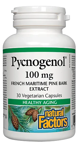 Natural Factors Pycnogenol 100mg 30 VCapsules