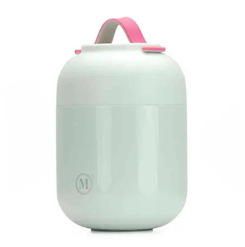 Minimal Stainless Steel Insulated V2 Food Jar 24oz/700ml - White