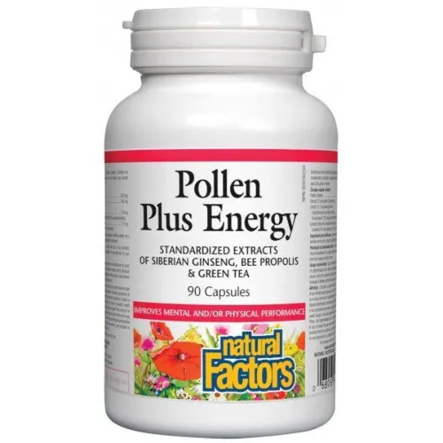 Natural Factors Pollen Plus energy 90 Caps