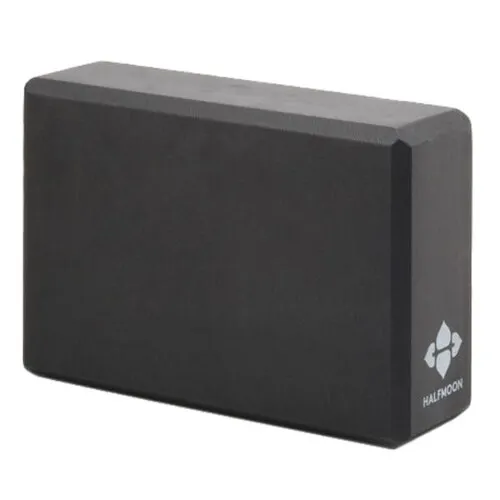 Halfmoon 4in Foam Yoga Block (Charcoal)