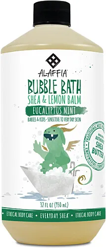 Alaffia Baby & Kid's Shea Bubble Bath Eucalyptus Mint 950ml